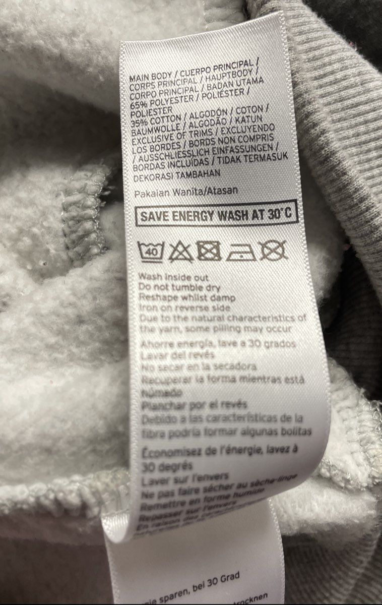Ivy Park Women's Gray Boat Neck Logo Fleece Pullover Sweatshirt Size XS