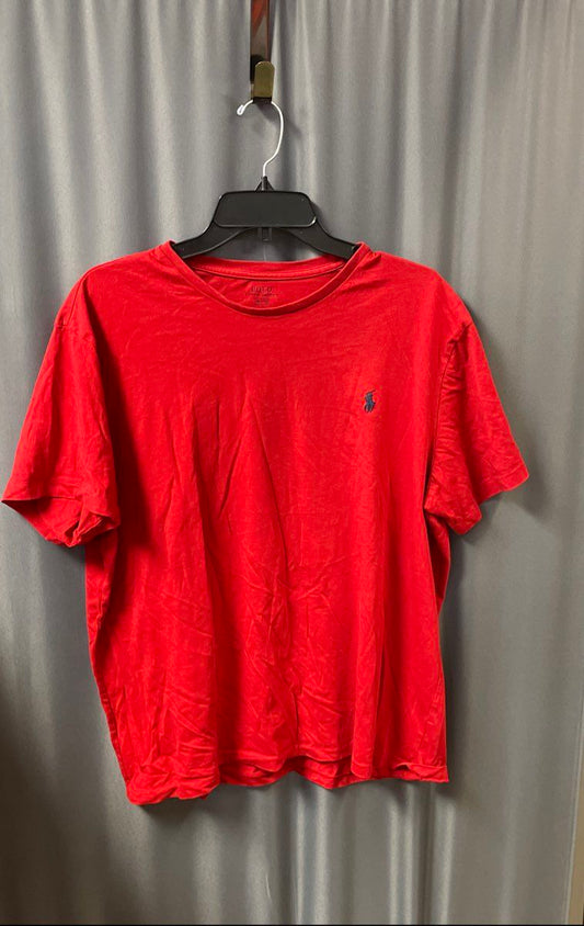 Polo Ralph Lauren Men's Red Short Sleeve Pony Logo Crew Neck T-Shirt Size XL