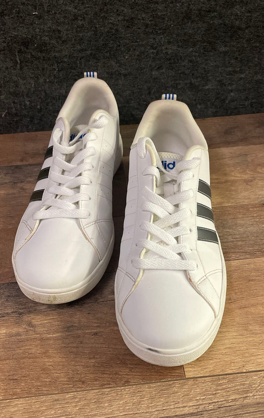 Adidas VS Pace White Core Black Low Top Men's Sneakers Size 11