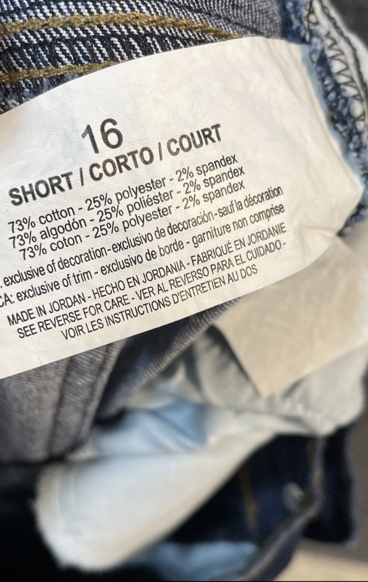 Gloria Vanderbilt Women's Amanda Tapered Stretch Jeans Blue Sz 16 Short NWT