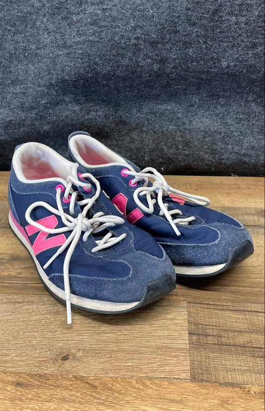 New Balance 550 WL550BB Navy Blue Pink Women's Lifestyle Runners Size 9.5