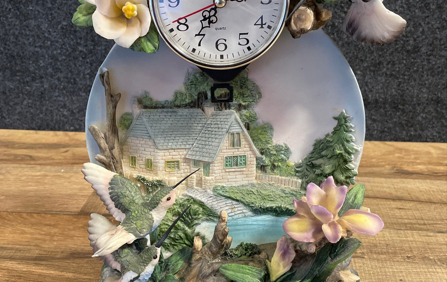 Hummingbird Mantel Clock