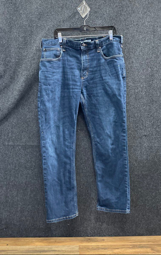 Carhartt Men's Blue Rugged Flex Relaxed Fit Straight Leg Jeans 102804 Sz 36x30