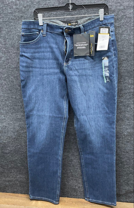 Lee Women's Blue Celestial Ultra Lux Denim Slim Fit Straight Leg Jeans Sz 16 NWT