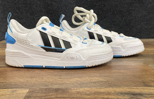 Adidas Originals Adi2000 White Black Sky Blue Sneakers Size 4.5