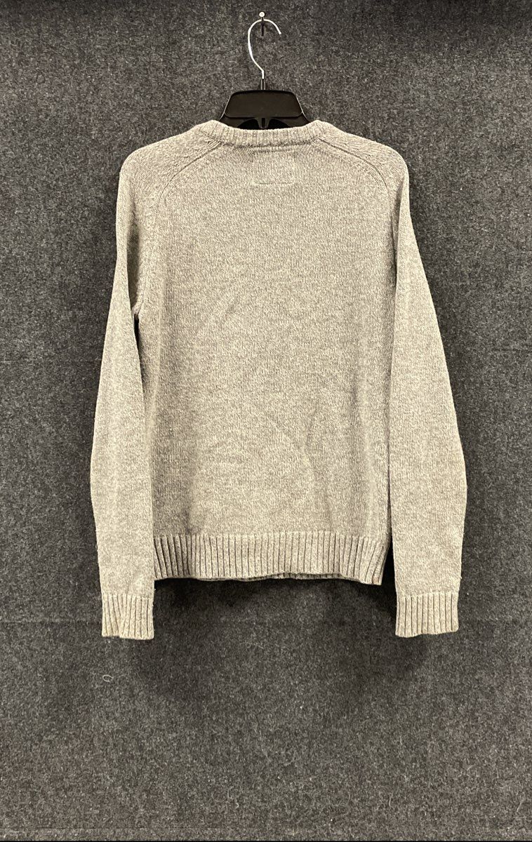 American Eagle Men's Gray Athletic Fit Cotton Blend Crewneck Sweater Sz S