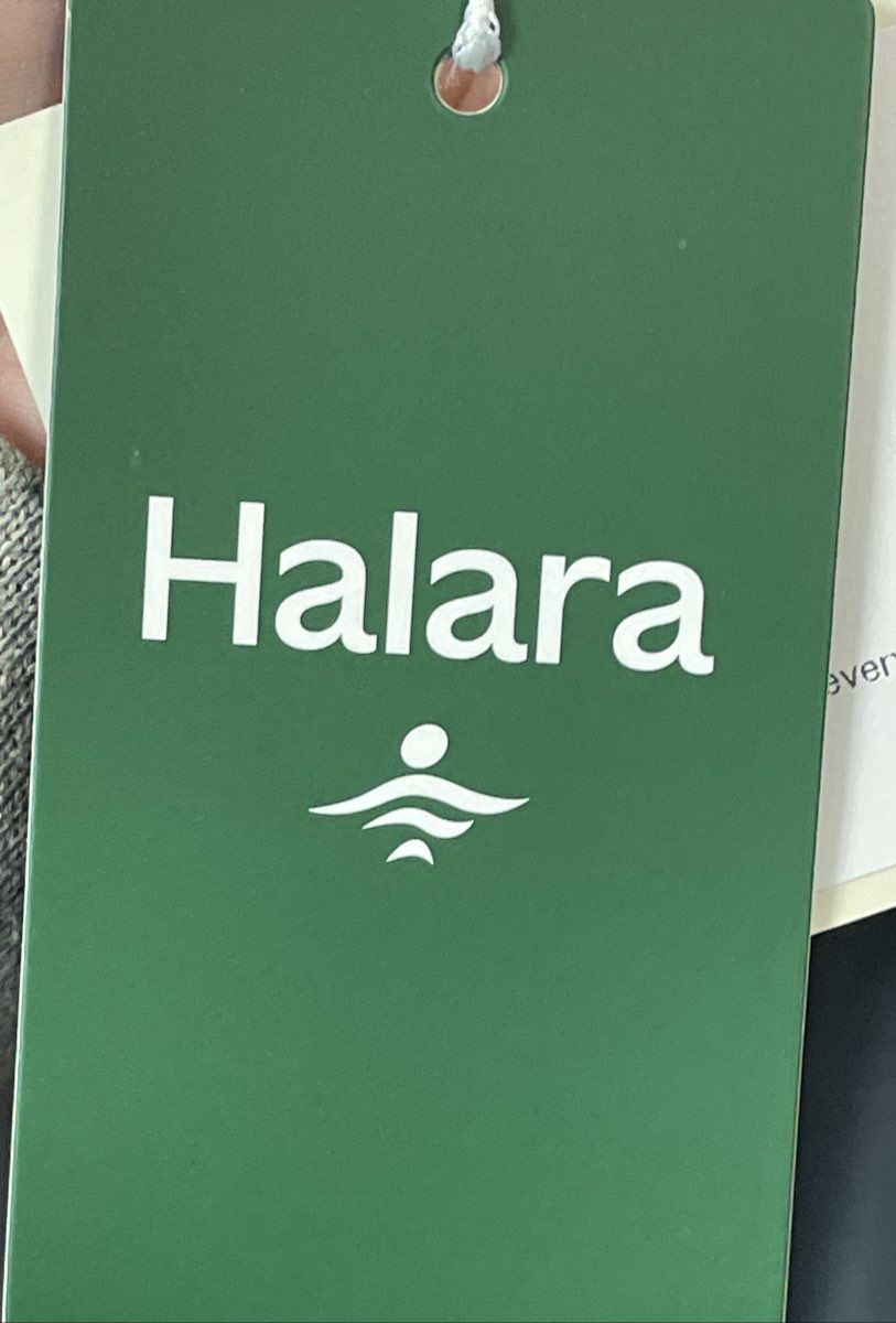 Halara Women's Black Long Sleeve Cutout Crop Top Size L NWT