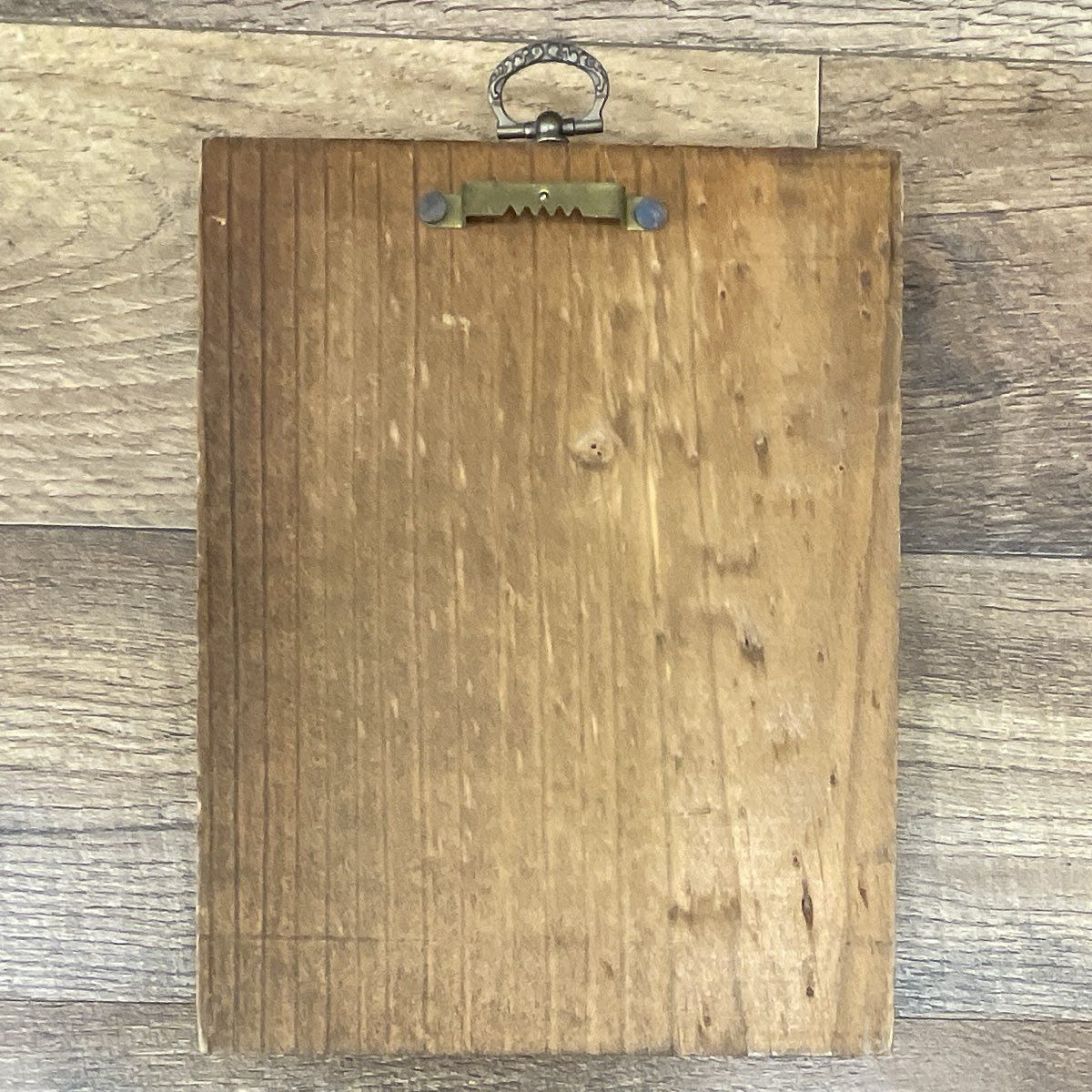 Vintage-style Signed Hummel Wooden Print
