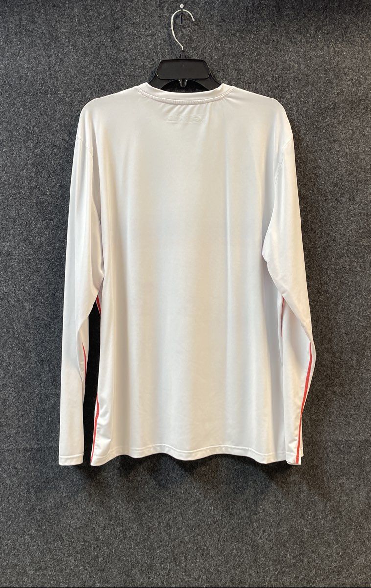 Gerry Men's Sun Protection Tee Long Sleeve White Striped Performance Sz XL