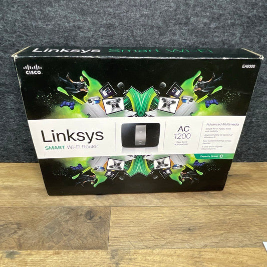 Linksys EA6300 v1 Smart Wi-Fi Router AC1200 Dual-Band Gigabit Ethernet