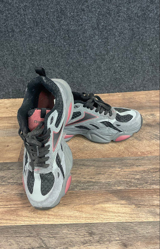 Reebok Royal Bridge 3 Grey Black Pink Lifestyle Sneakers Men's Size 11