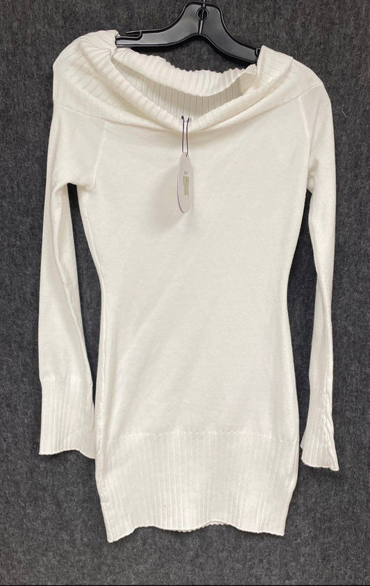 Princess Polly Women's NWT Earth Club White Cowl Neck Off Shoulder Sweater Sz 8