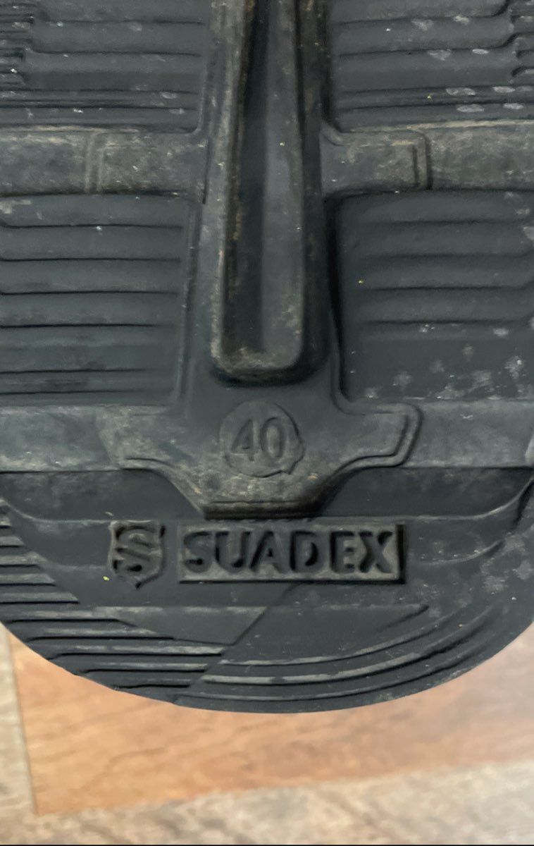 Suadex Black Grey Indestructible Steel Toe Safety Work Shoes Sneaker Size EU 40