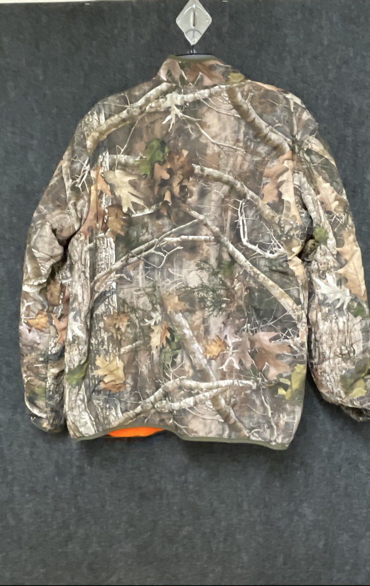RedHead Men's Reversible Jacket Camo Blaze Fleece TrueTimber Insulated Sz L