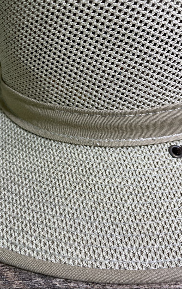 Henschel Men's Tan Aussie Breezer Mesh Ventilated Wide Brim Safari Hat Sz M