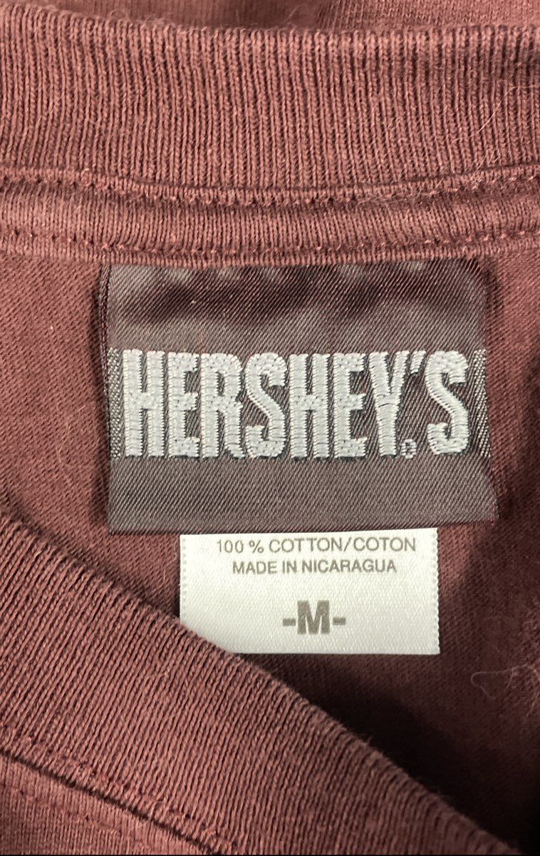 Women's Size M Brown Hershey's Milk Chocolate Cows Hershey World Shirt