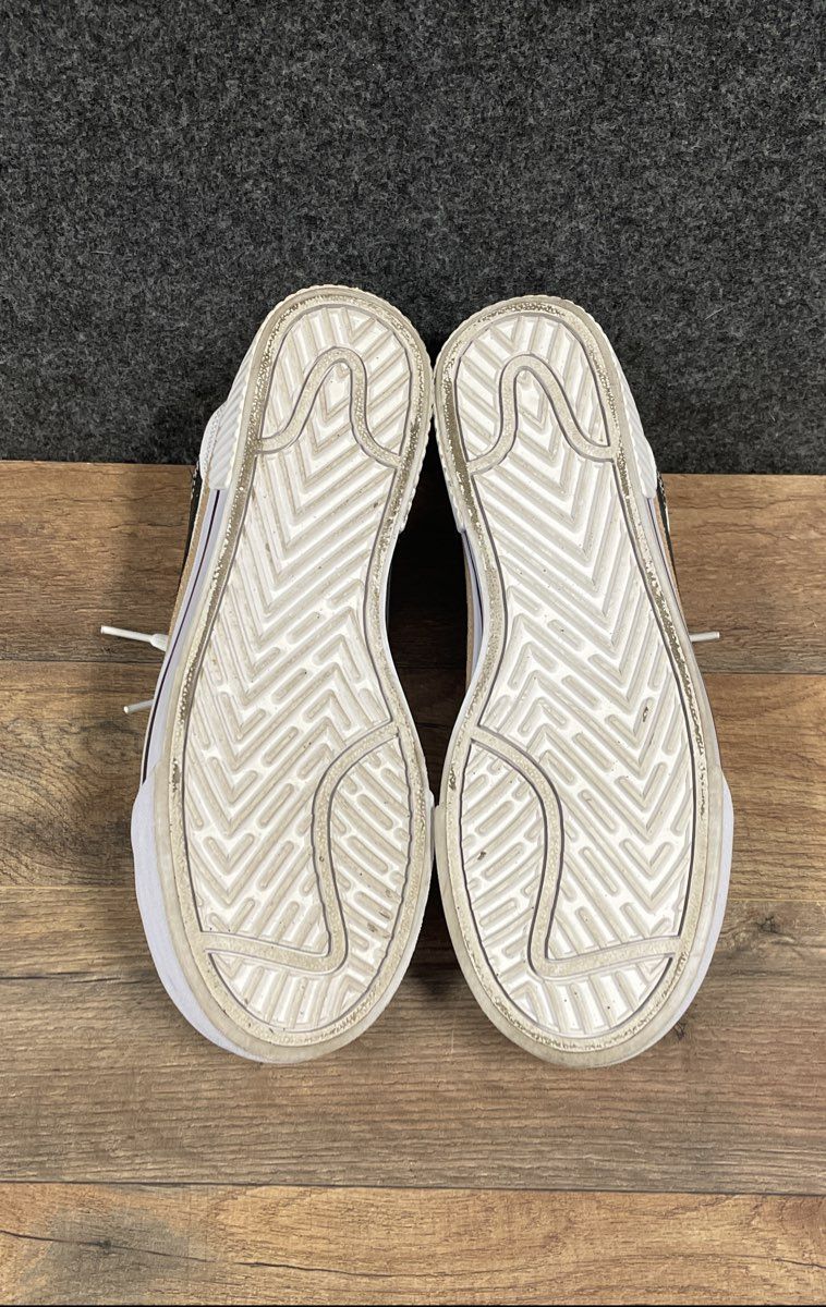 Nike Court Legacy Lift White Hemp Black Women's Platform Sneakers Size 9