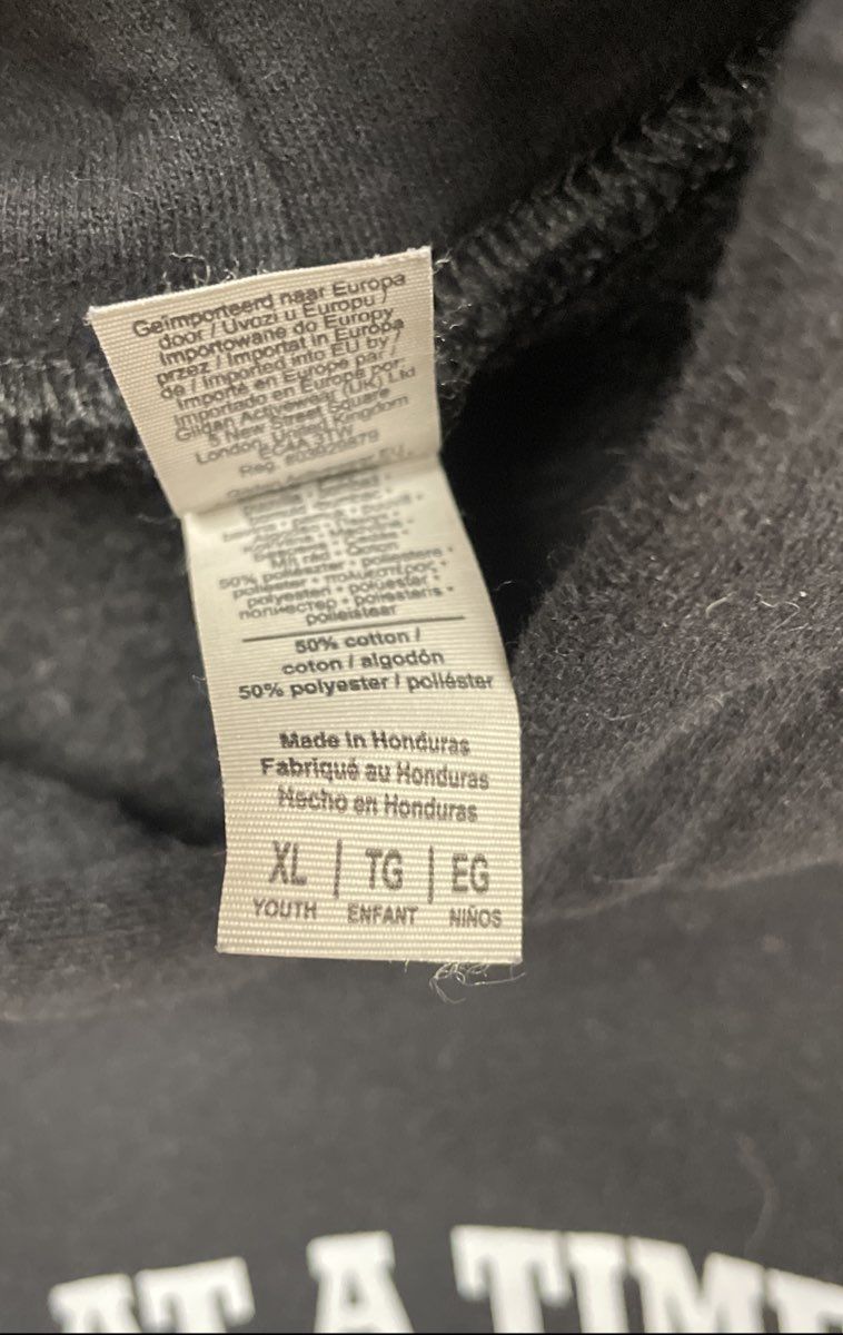 Morgan Wallen Youth Hoodie Sweatshirt Black One Night At A Time Tour Y XL