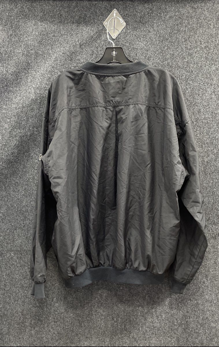 Vintage 90s Columbia Men's Black Pullover Windbreaker Jacket Shell Size L