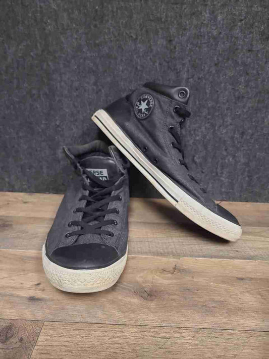 Converse Chuck Taylor All Star High Street Black High Top Sneakers Size 12