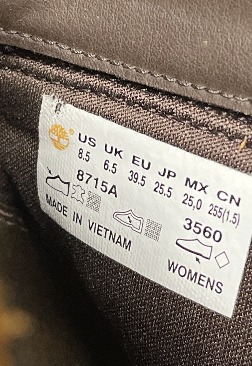 Timberland Glancy 6 Inch Heeled Boot Wheat Nubuck Women's Size 8.5