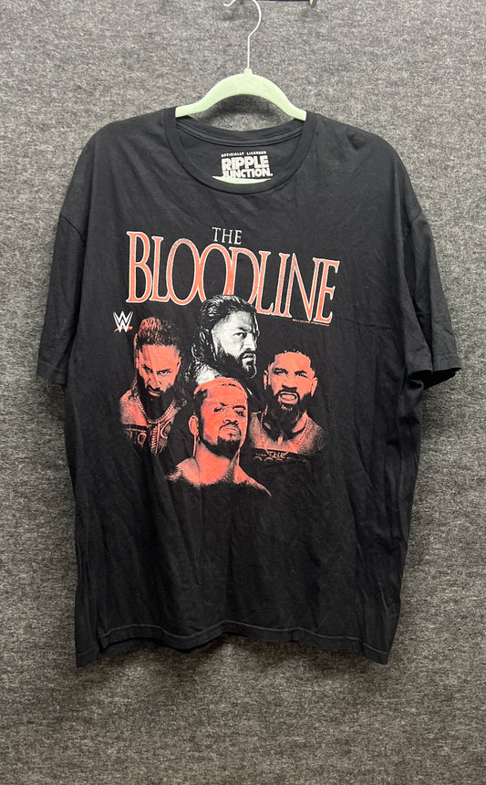 WWE The Bloodline Roman Reigns The Usos Solo Sikoa Wrestling T-Shirt Sz L