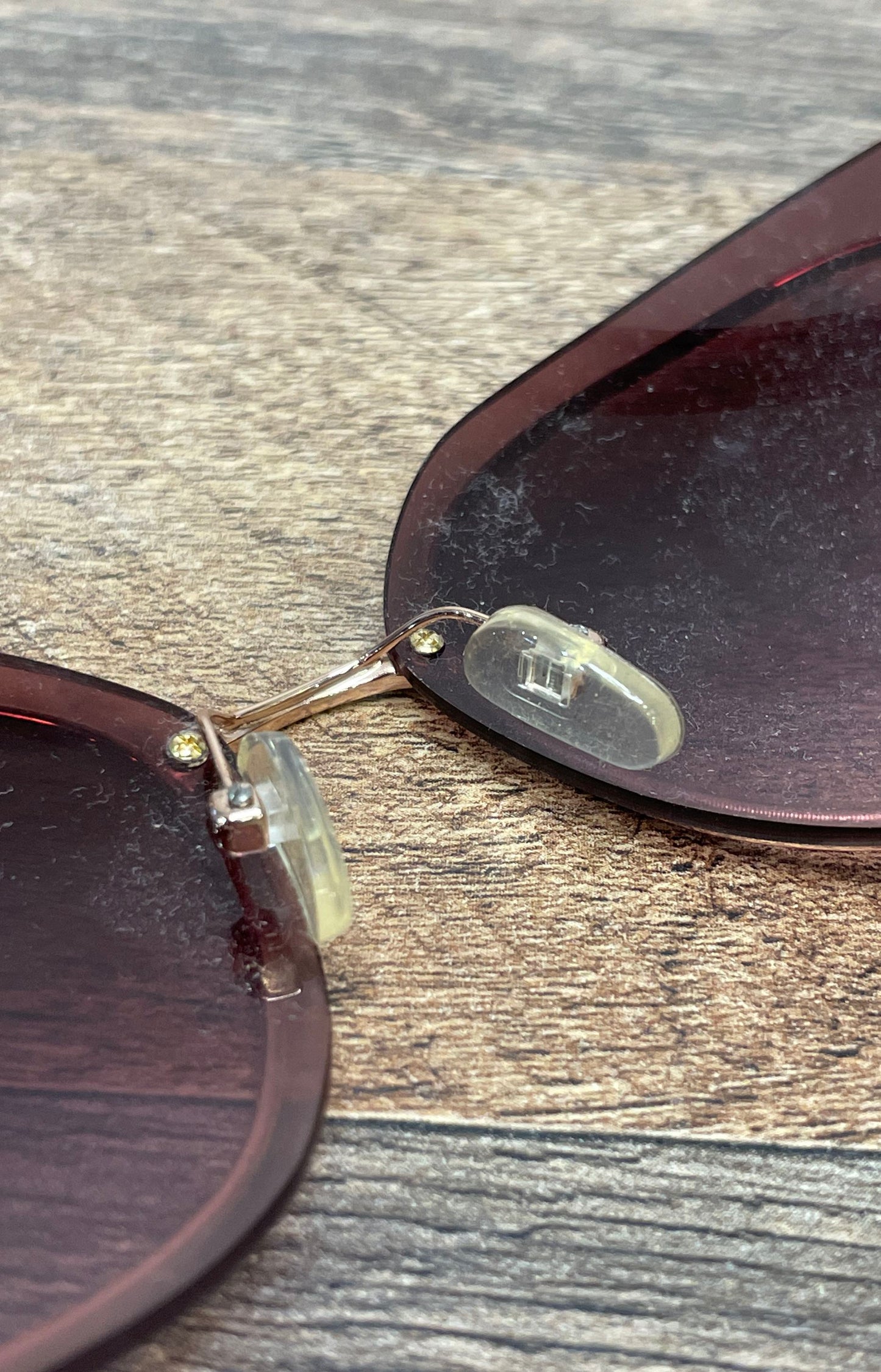Michael Kors Phuket MK1040 Burgundy Gold Oversized Butterfly Sunglasses