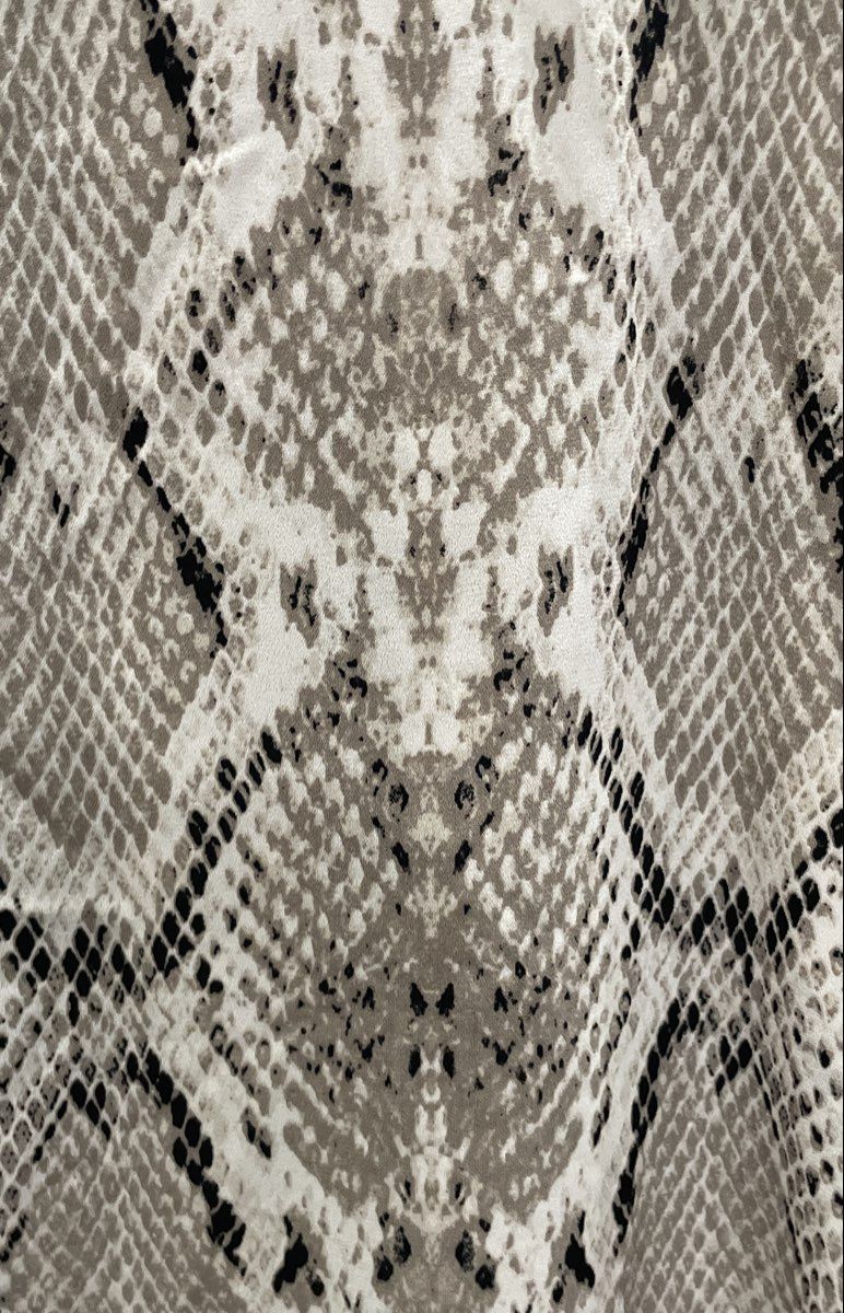 Apt. 9 Women's Snake Skin Pattern Kimono Cardigan Open Front Topper Sz L/XL
