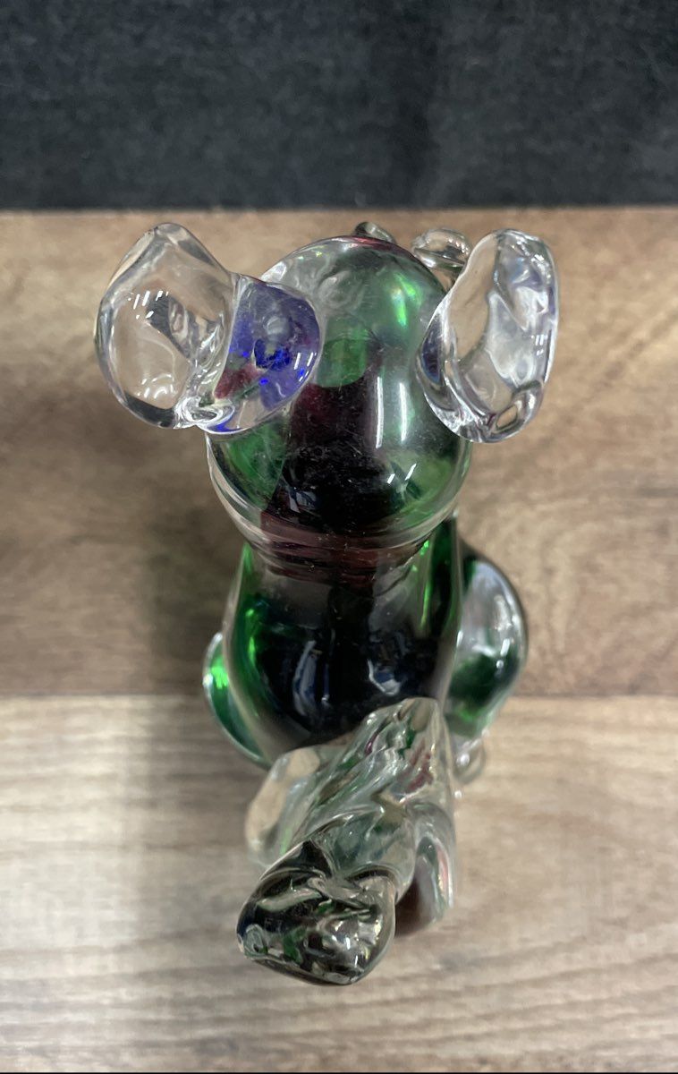 Murano Style Glass Squirrell Figurine