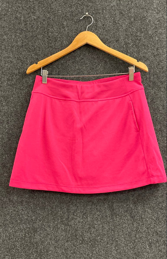 PGA Tour Women's Pink Airflux Textured Golf Skort Pockets Sz M