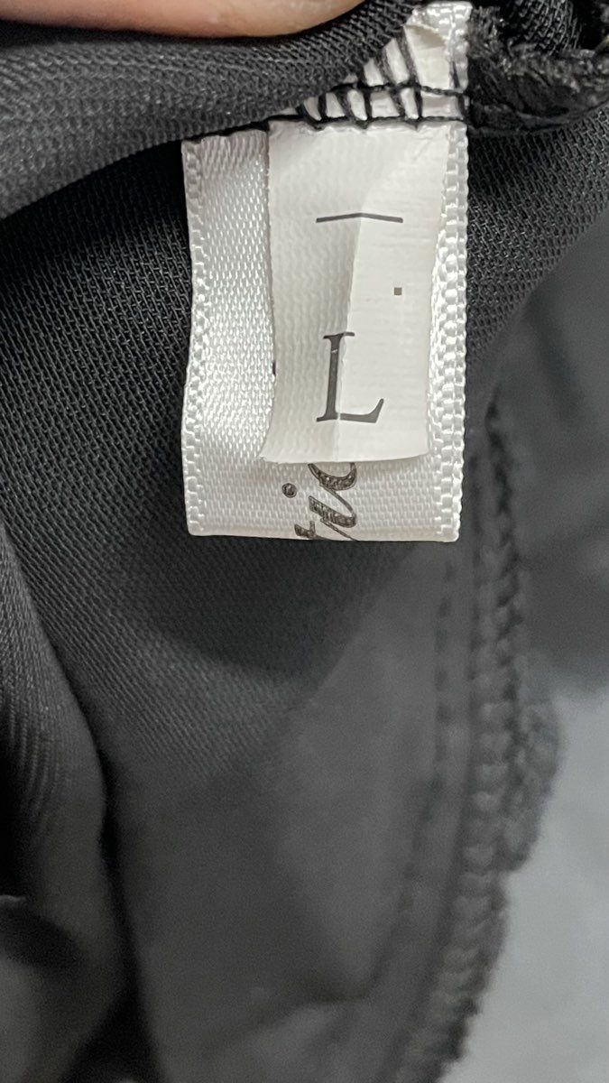 Romantic House Women's Black Off Shoulder Ruffle Long Sleeve Dress Size L