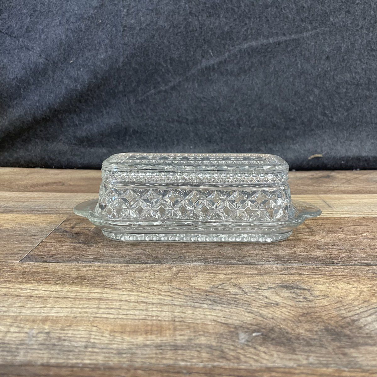 Anchor Hocking Wexford Covered Butter Dish