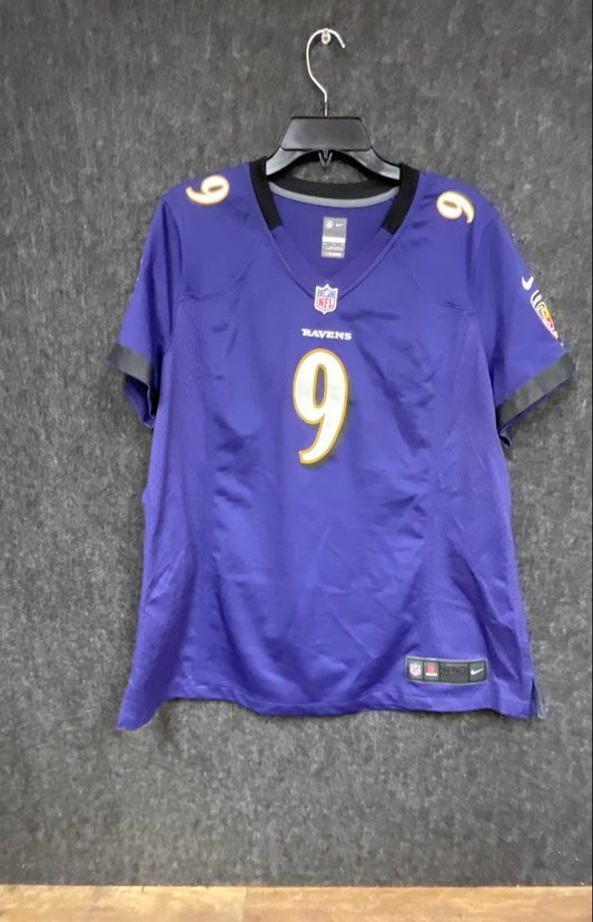 Nike Men's Baltimore Ravens Justin Tucker Game Jersey Purple #9 Sz XXL