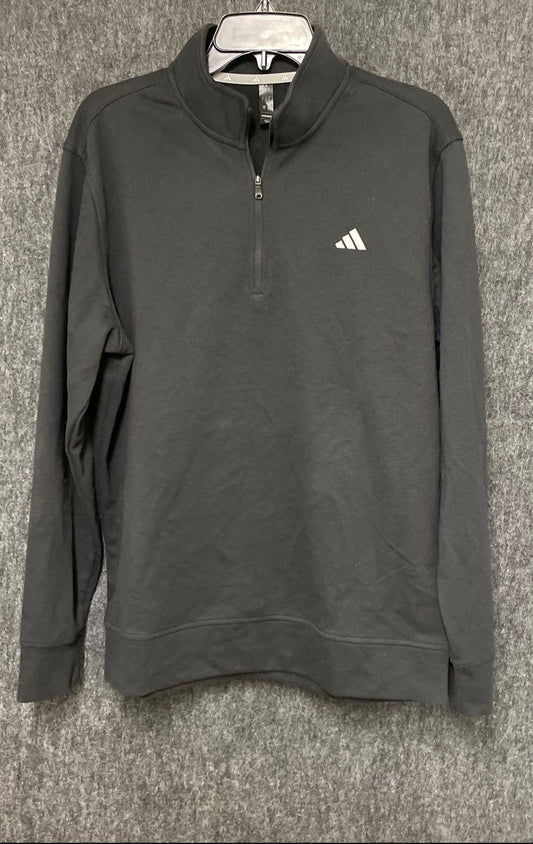 Adidas Terrex Men's Black Multi Essential Half-Zip Fleece Jacket Pullover Sz L