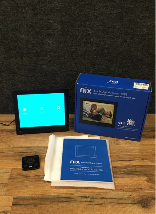 Nix X08E 8" Digital Photo Frame 800x600 SVGA Display Hu-Motion Sensor