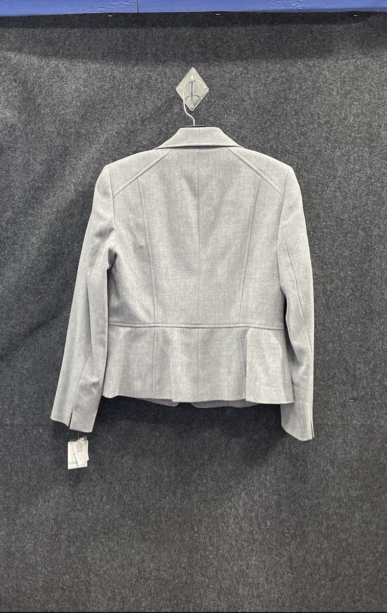 Kasper Women's Grey Blazer Two Button Professional Jacket Size 8 NWT