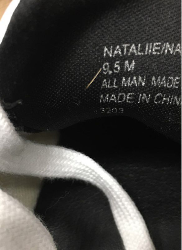 Steve Madden Natalie Black White Platform Low Top Sneakers Women's Size 9.5
