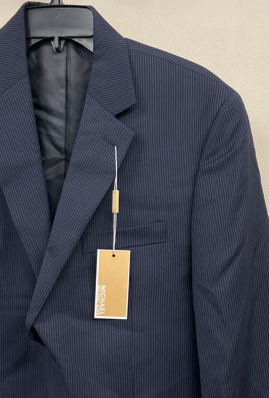 Michael Kors Men's Navy Blue Pinstripe Sport Coat Blazer NWT Size 40S