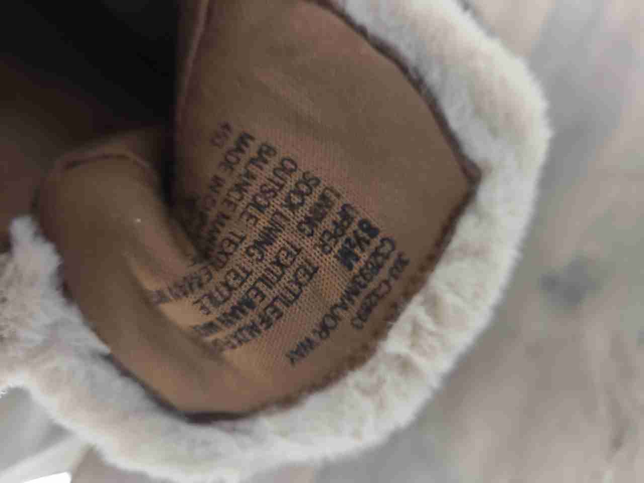 Cliffs by White Mountain Major Way Brown Faux Fur Lace Up Ankle Boots Size 8.5M
