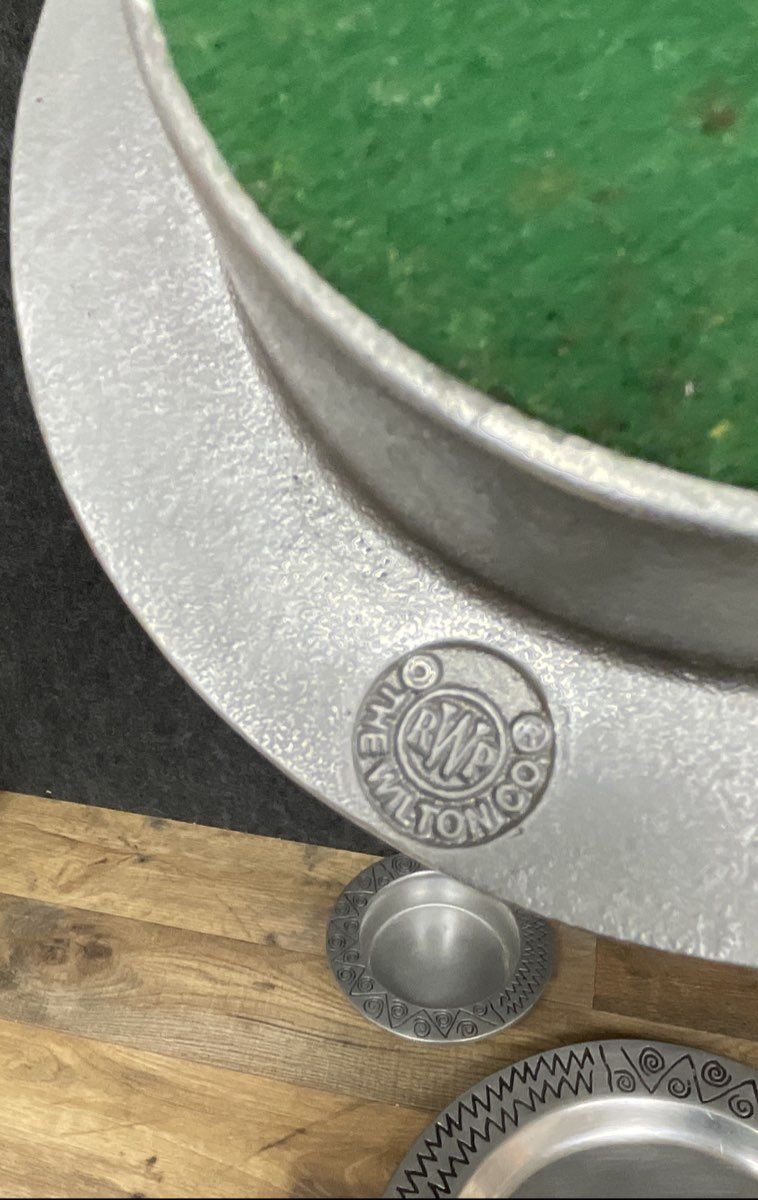 Wilton Reggae Pattern Armetale Holloware Lot