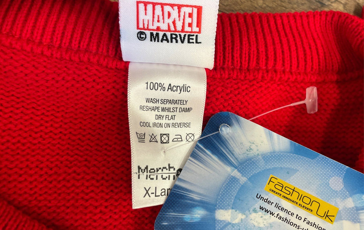 Marvel Men's Iron Man Christmas 3000 Sweater Avengers Endgame NWT XL