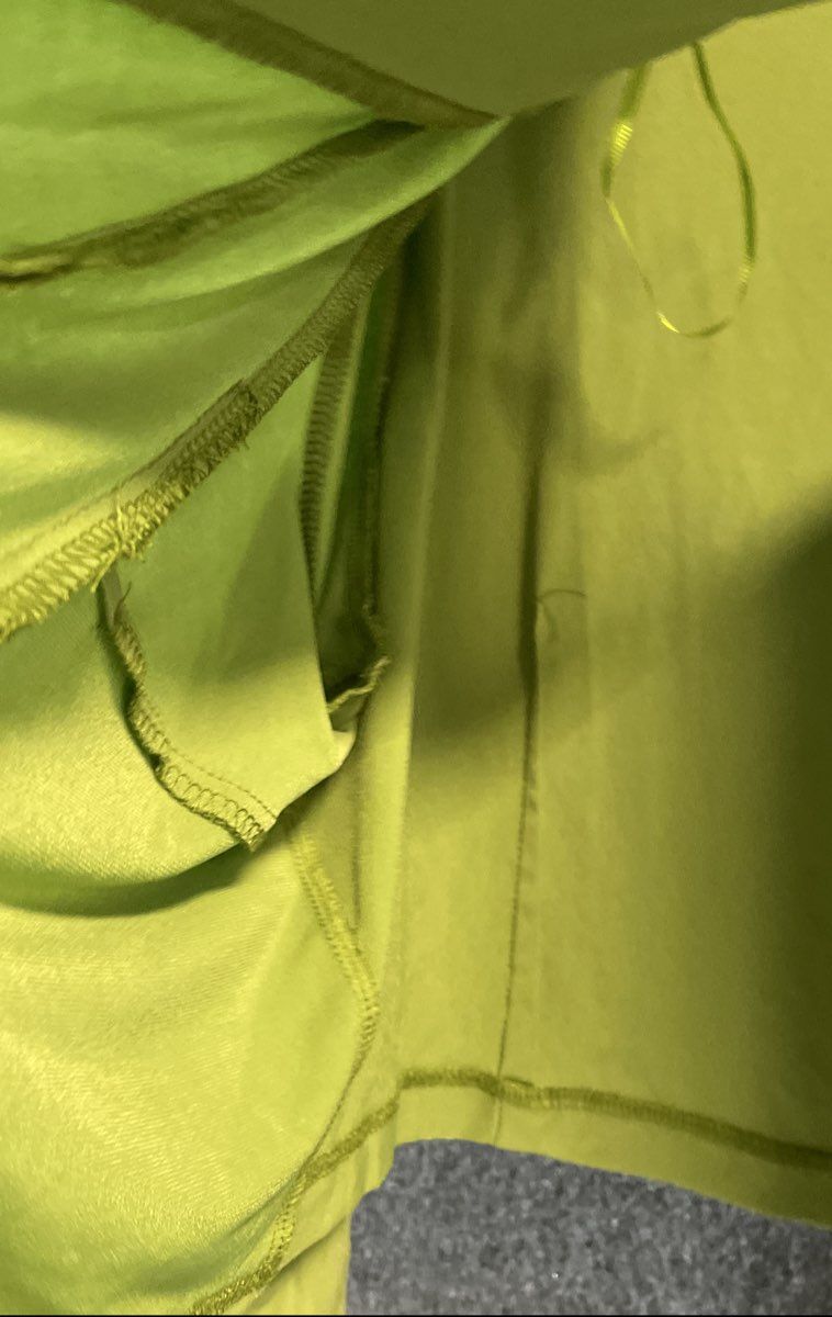Danny and Nicole Women's Avocado Green Pleated Open Front Shrug Sz 2X NWT