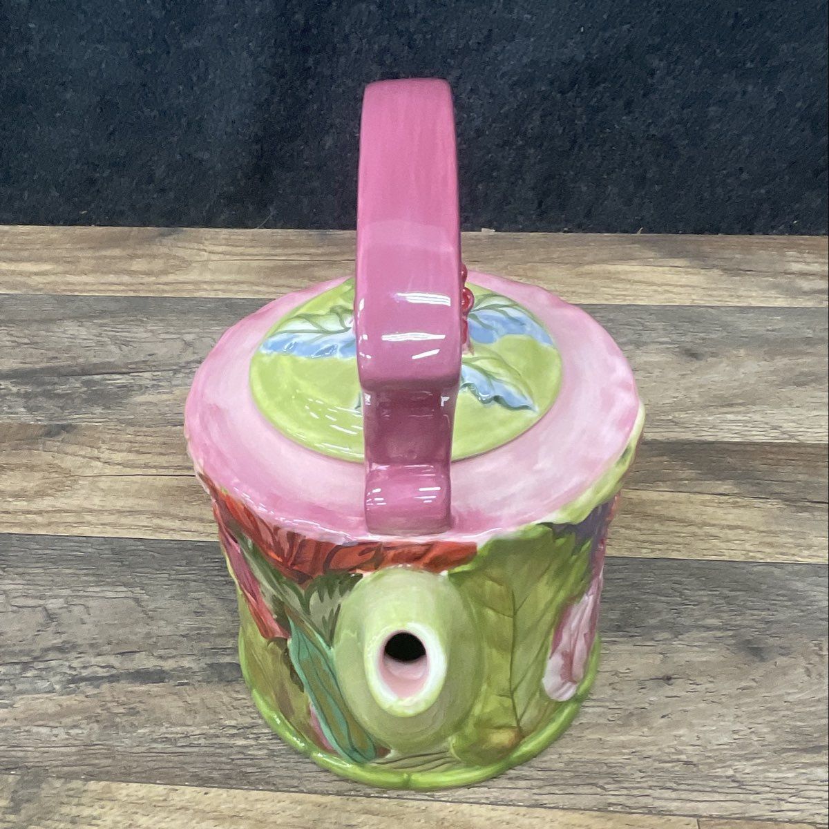 Tracy Porter The Citrine Collection Hand Painted Tea Pot Floral Design