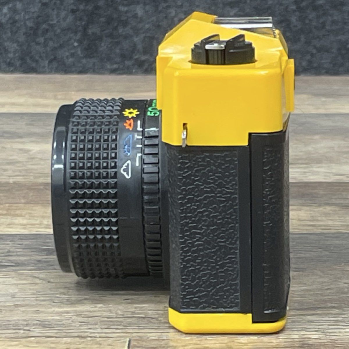 Vintage Memories 35mm SLR-Style Film Camera 50mm f/6 Lens Yellow