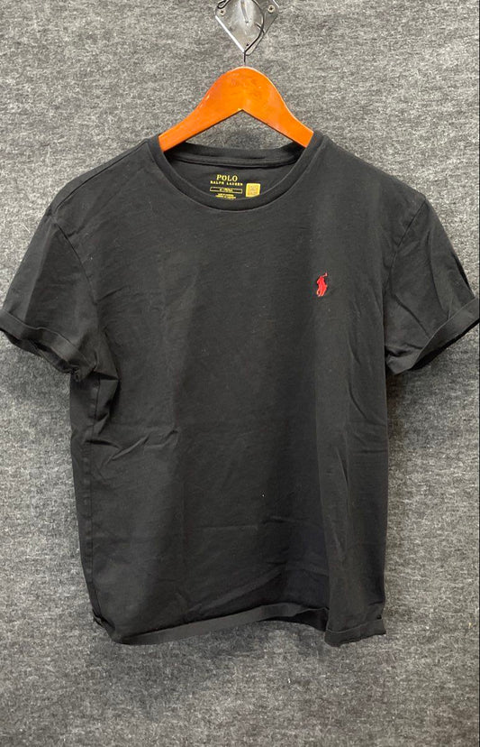 Polo Ralph Lauren Men's Black Short Sleeve Embroidered Pony Logo T-Shirt Sz M