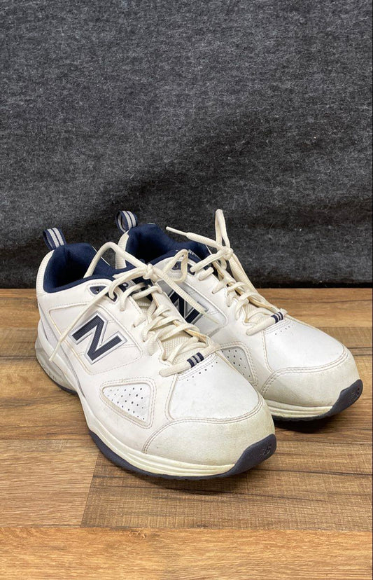New Balance 623v3 MX623WN3 White Navy Training Sneakers Men's Size 10 4E