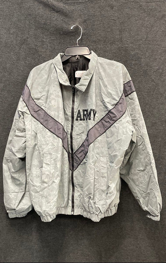 Skilcraft Men's US Army PFU Jacket Gray Digital Camo Reflective Sz M