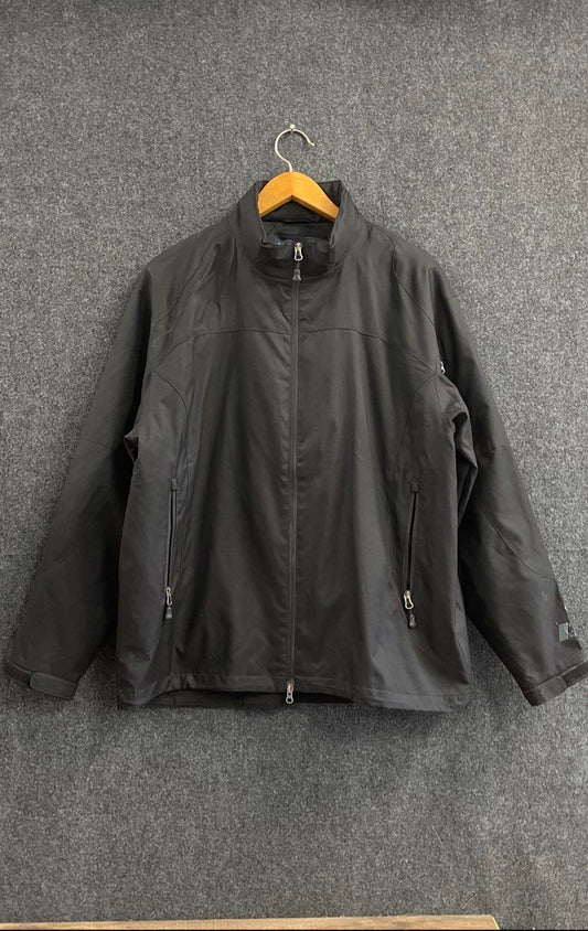 Port Authority Men's Softshell Jacket Black Full Zip Mock Neck XL