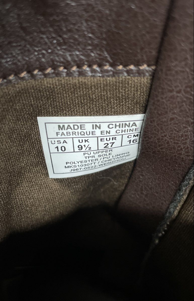 Michael Kors Cheyanne Brown Monogram Kid's Fashion Boots Size 10