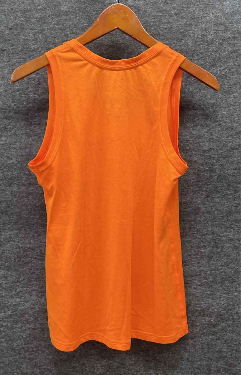 Nike Men's Orange Dri-FIT Regular Fit Athletic Tank Top Size M